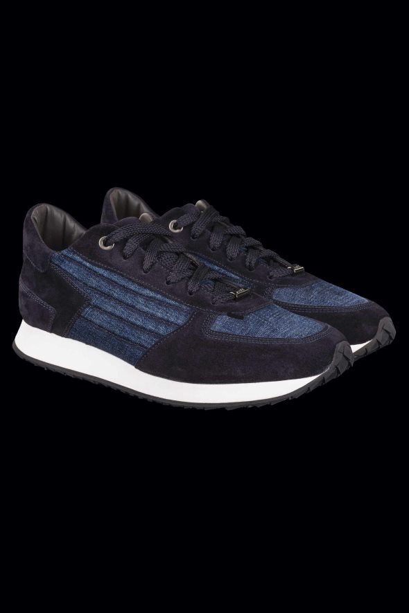 MooRER balla-p5j hombres jeans azul oscuro/lavados RRD604259 zapatos