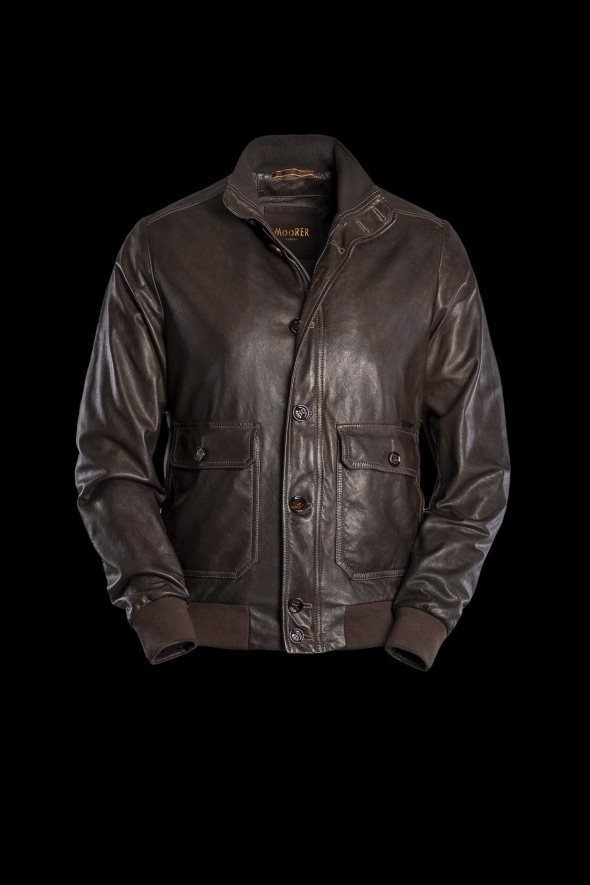 MooRER carlos-pel 43 piezas hombres marron oscuro RRD604977 vestir