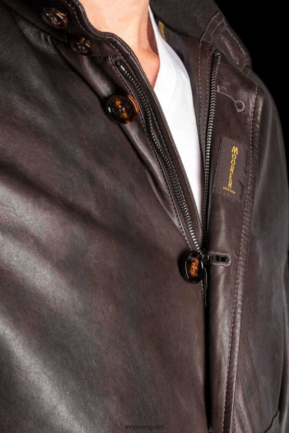 MooRER carlos-pel 43 piezas hombres marron oscuro RRD604977 vestir