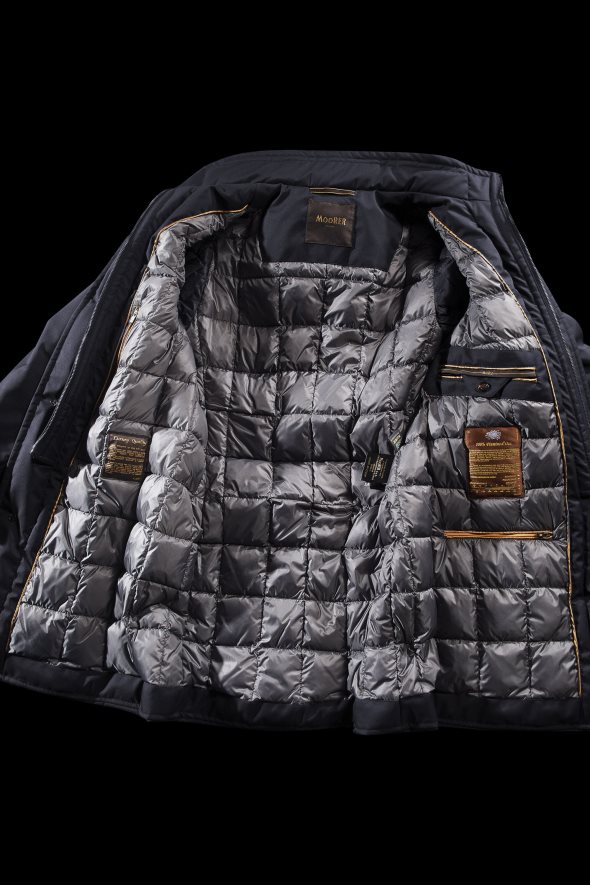 MooRER bono-wi hombres azul oscuro RRD60496 vestir