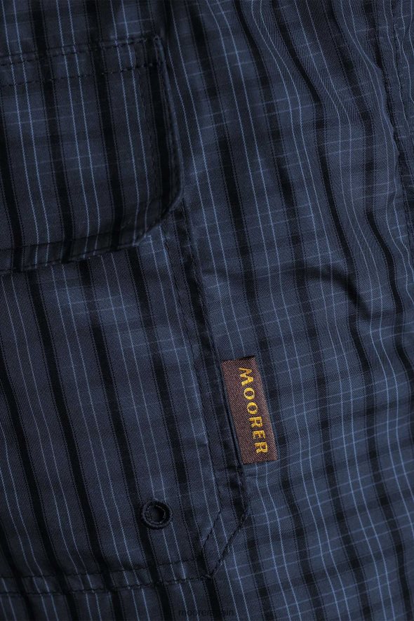 MooRER portofino-mic hombres azul RRD604411 vestir