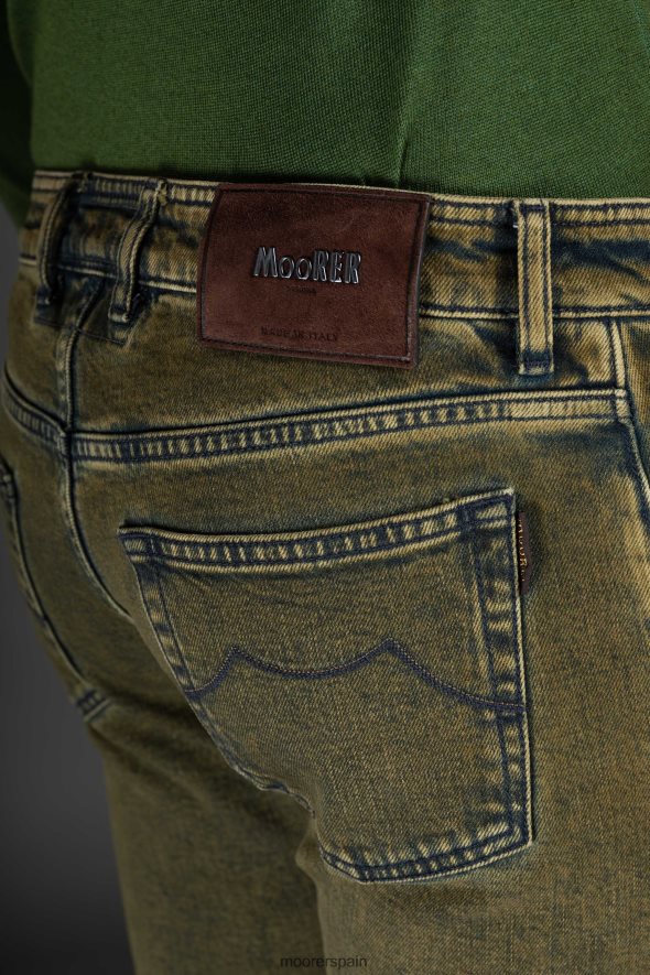 MooRER pavel-smr hombres senape RRD604903 vestir