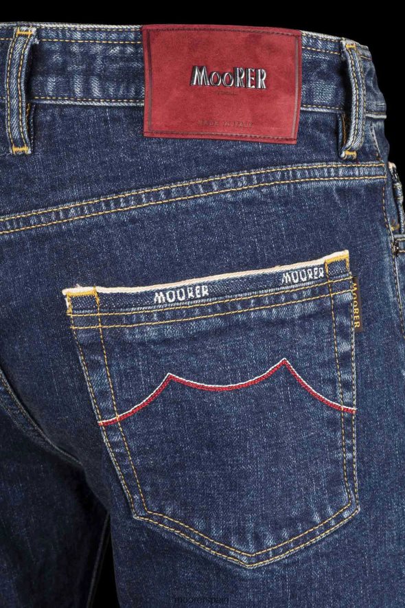 MooRER pilón-dc104 w. 4021 s3p rojo hombres mezclilla RRD604797 vestir