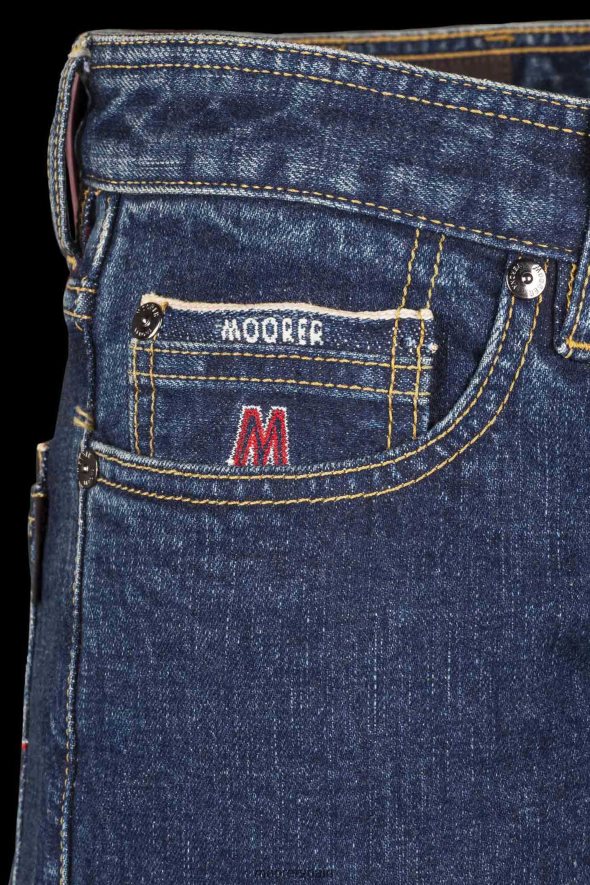 MooRER pilón-dc104 w. 4021 s3p rojo hombres mezclilla RRD604797 vestir