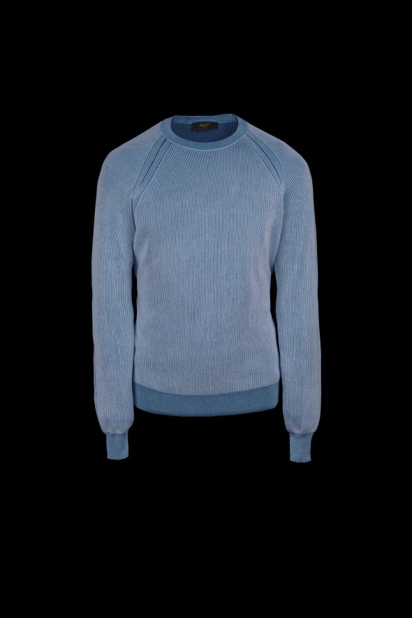 MooRER cornelius-vsp hombres mezclilla/blanco RRD604206 vestir