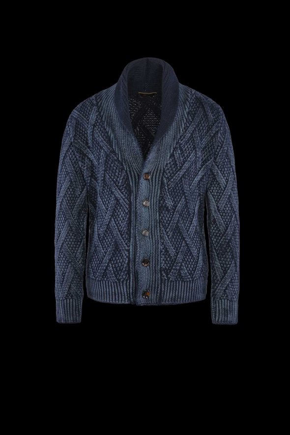 MooRER lelio-ltc hombres índigo RRD604520 vestir