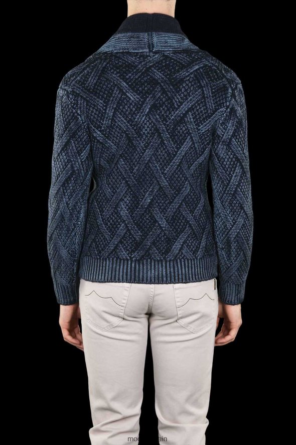 MooRER lelio-ltc hombres índigo RRD604520 vestir